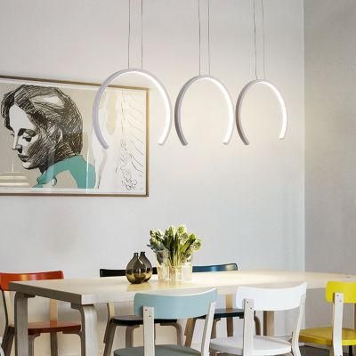 Modern Triple Pendant Light Acrylic Lampshade for Kitchen Dining Room Lamp (WH-AP-06)