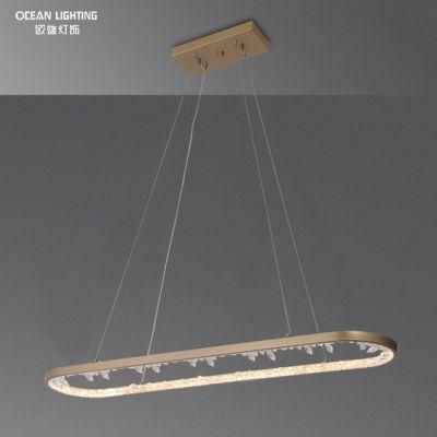 New Modern Oval Acrylic Pendant Light Luxury Pendant Lamps 20102c-Oval Shape