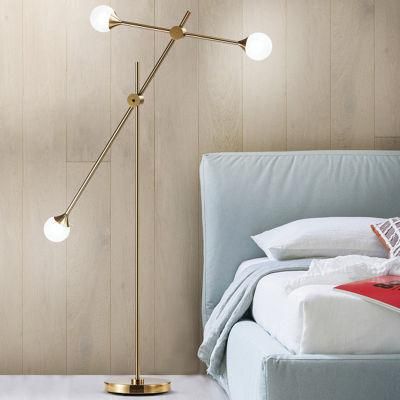 Modern Home Deco Lighting Nordic Glass Floor Lights LED Living Room Standing Glass Floor Lamp (WH-MFL-97)