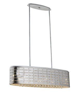 Decorative Oval LED Pendant Light with Crystal Drop (SL-PL121)