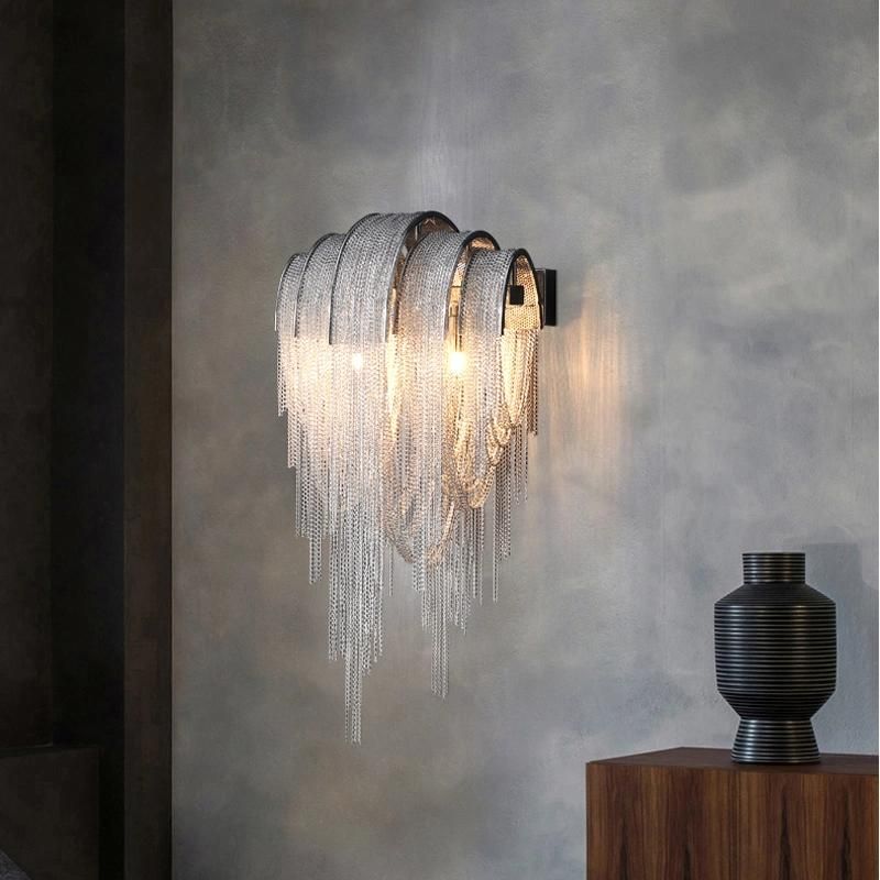 Tassel Wall Lamp Modern Light Luxury Bedroom Corridor Restaurant Cafe Light