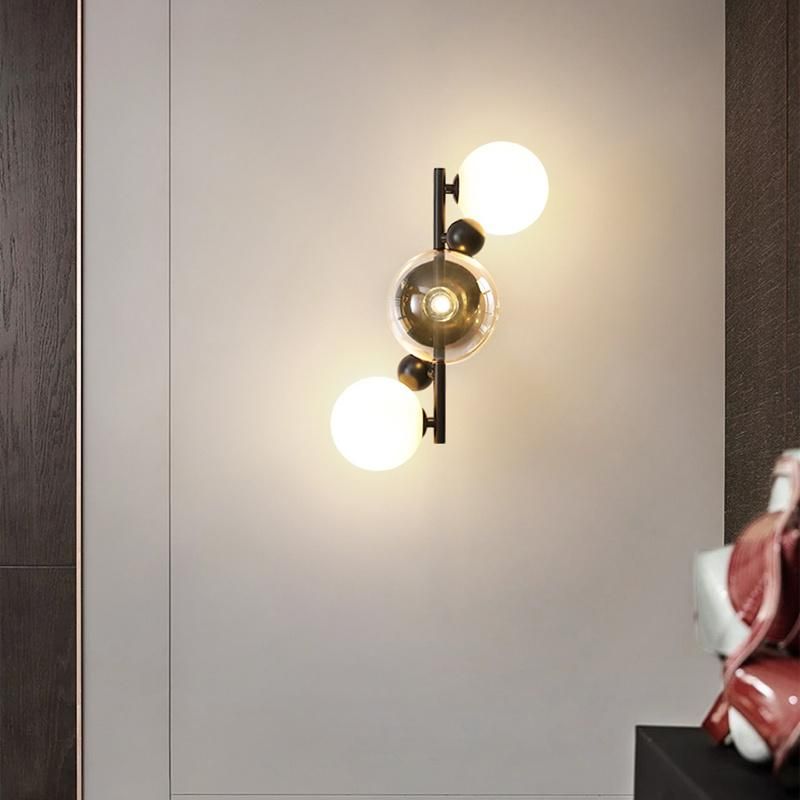 Retro Style Black White Design Wall Lamp Bedroom Lamp Stair Lamp