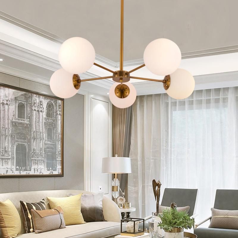 Modern Glass Molecular E27 Hanging Pendant Lights