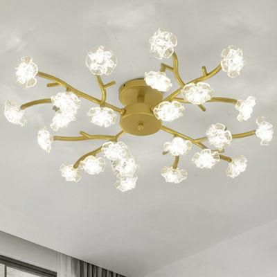 Living Room Lamp LED Ceiling Light Creative Personality Bedroom Lamp Modern Simple Branch Lamp
