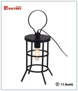 Modern Simple Design Black Metal Table Lamp