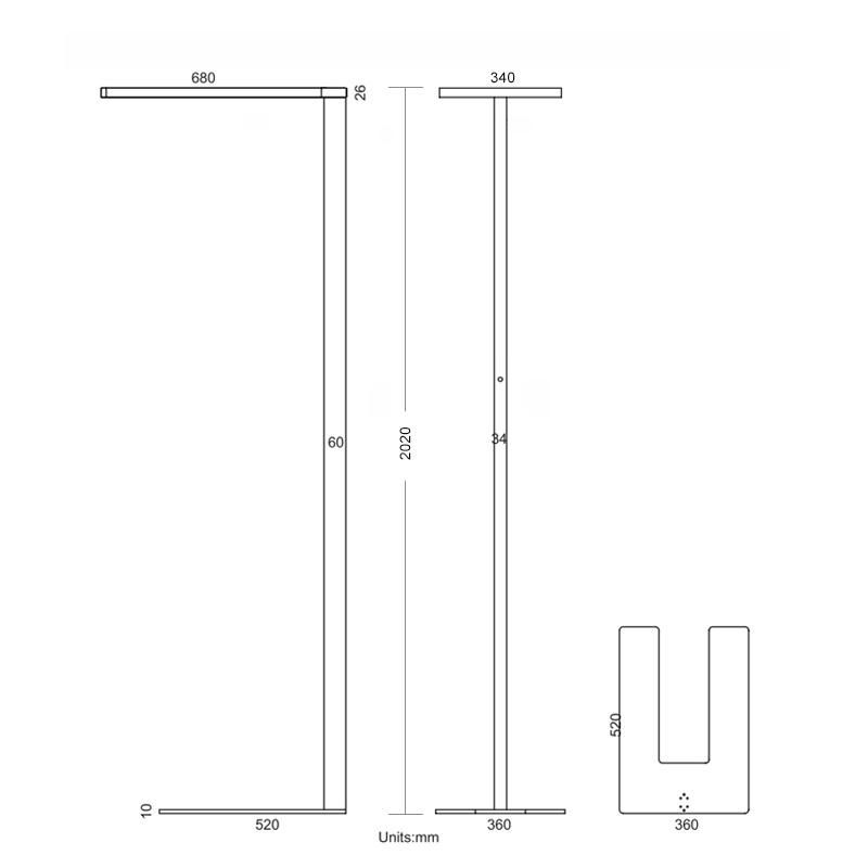 Cmn Brand Piano Light Excellent LED Floor Standing Lamp for Piano, Electronic Organs