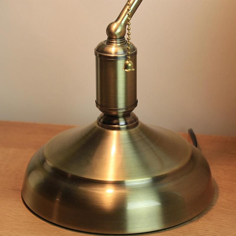 Retro Style Classical Green Lampshade Table Lamp Office Lamp Desk Lamp