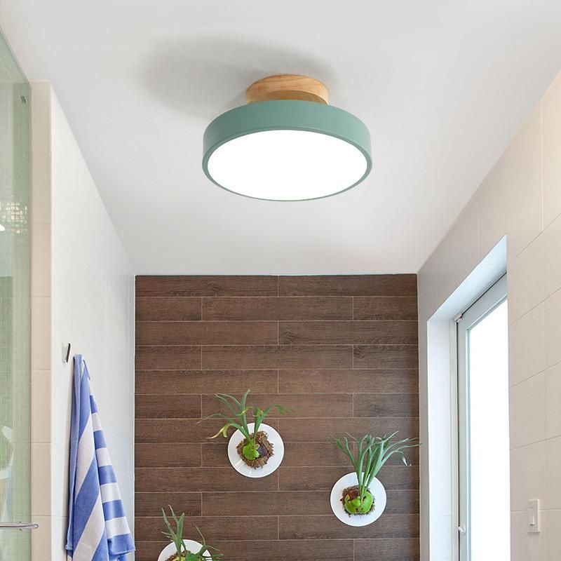 Ceiling Lights Modern LED Nordic Wood Lighting Fixture Indoor LED Panel Ceiling Light (WH-WA-24)