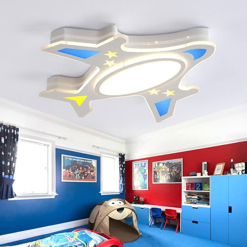 Kids Study Room Ceiling Lights Airplane Lampshade LED Ceiling Lamp (WH-MA-98)