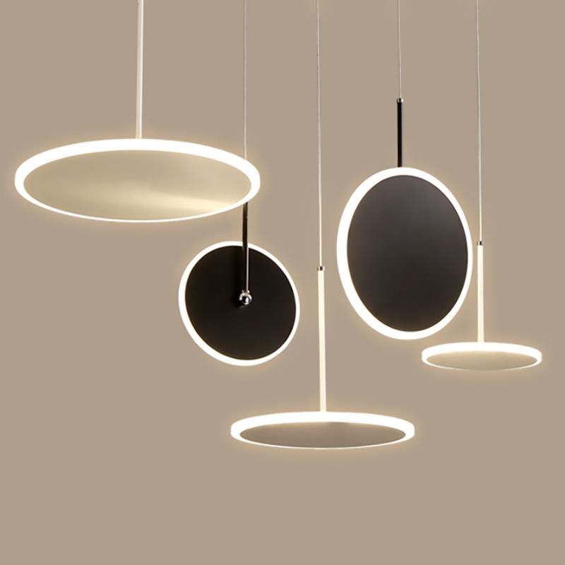 Nordic Chandelier Living Room Modern Rotunda Ceiling Light LED Pendant Lamp