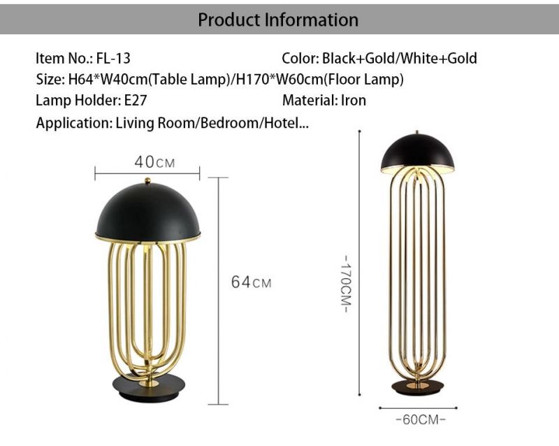 Modern LED Standing Lamp Designers Floor Lamp for Living Room Hotel Bedroom Floor Lamp (WH-MFL-166)