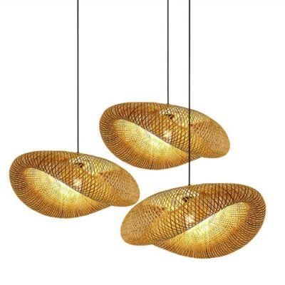 Bamboo Japanese Creative Chandelier Indoor Restaurant Living Room Lobby Lamps