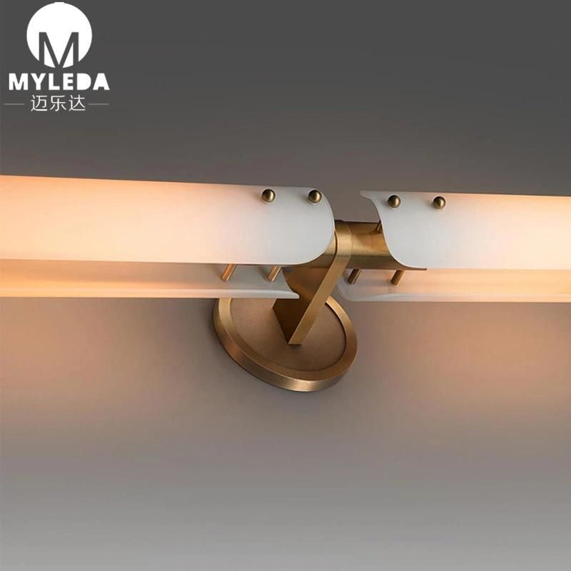 Modern Vanity Copper Wall Sconce Golden Wall Lighting Bathroom Mirror Wall Lights