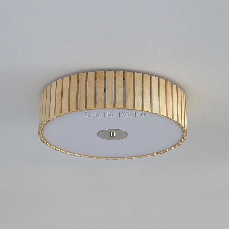Handmade Bamboo Ceiling Lights. Round D48cm Living Room Bedroom Art Deco Lighting (WH-WA-32)