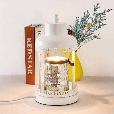 Modern Indoor Sage Flower Fragrance Lamp Wax Oil Censer for Holder Scented Candle Warmer Lantern Aromatherapy Lamp