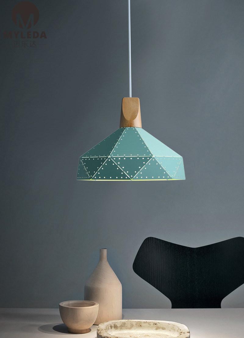 Nordic Macarons Living Room Pendant Hanging Chandelier Lamp