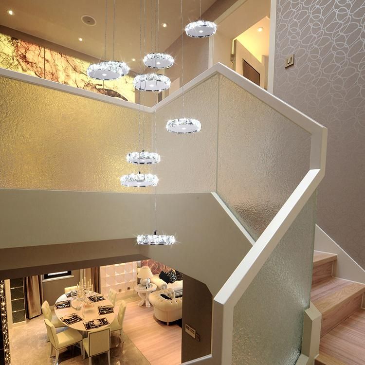 Living Room Interior LED Crystal Chandelier Lighting