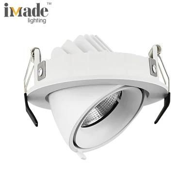 OEM ODM Aluminum TUV CE CB 10W 15W Recessed Adjustable LED Spot for Hotel and Apartment Residential Rooms LED Downlight