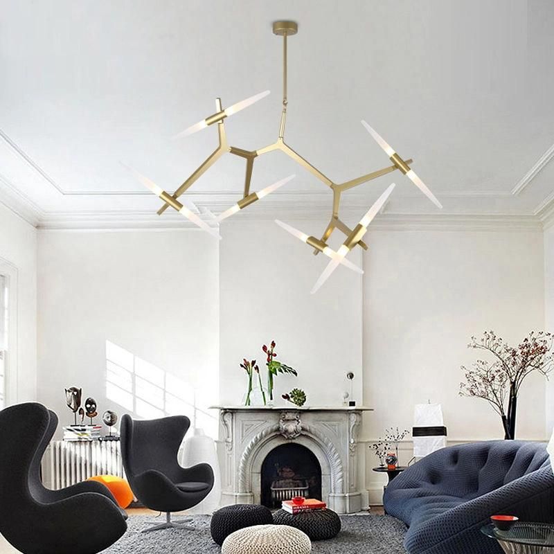 Indoor Home Decoration LED Modern Ceiling Chandelier Pendant Lamp (WH-AP-46)