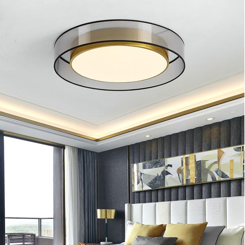LED Ceiling Light All Copper Living Room Light Nordic Simple Room Round Gold Chandelier (WH-MA-188)