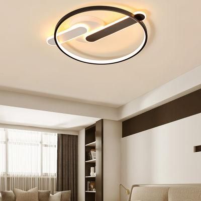 Simple Modern Ceiling Light Bedroom Lamp Personality Creative Circle Study Lamp