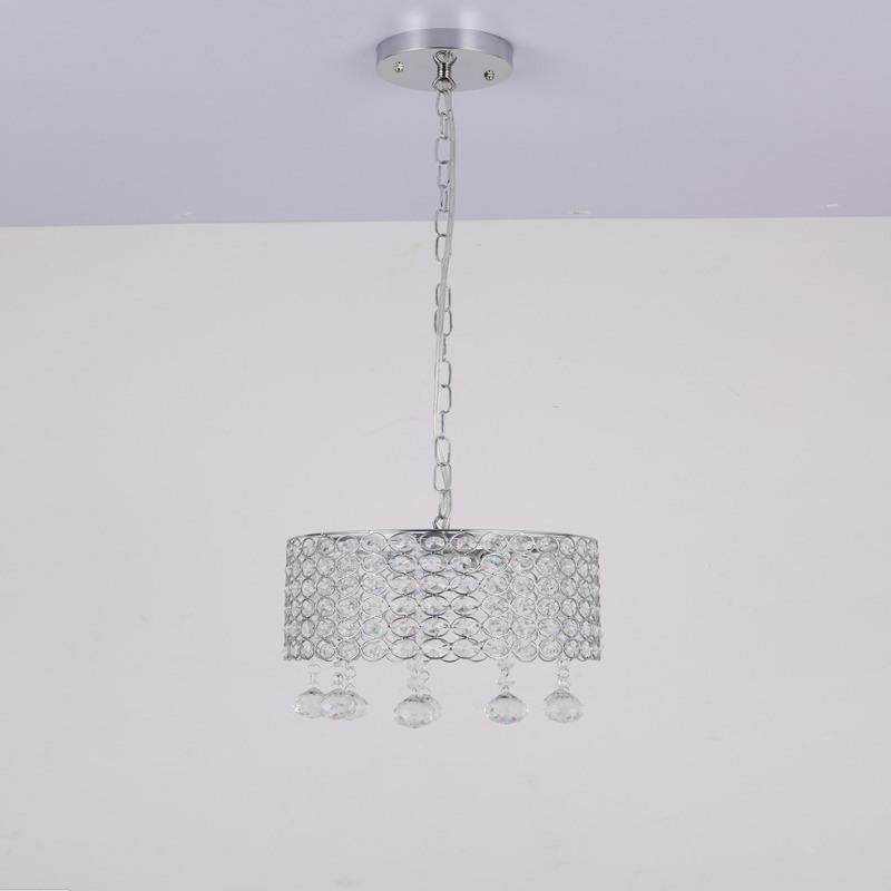 Hot Selling Crystal Cylindrical Chandelier with Warm White/White Light