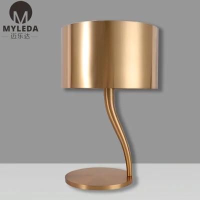 Modern Metal Fashion Lighting Decor Study Room LED Table Light