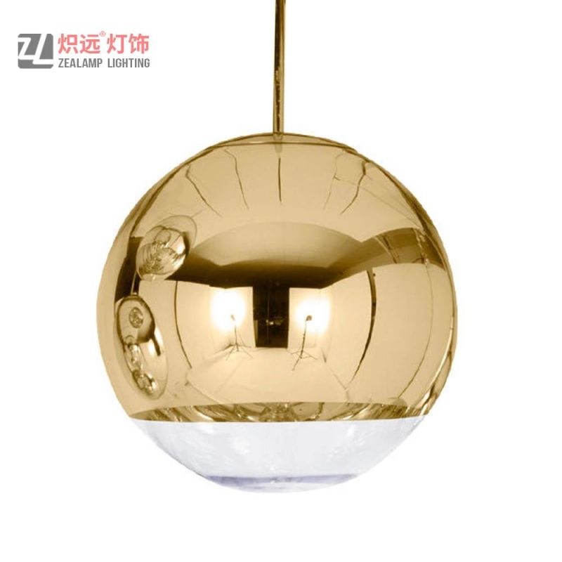 Modern Contemporary Creative Dining Room Office Gold Glass Pendant Light