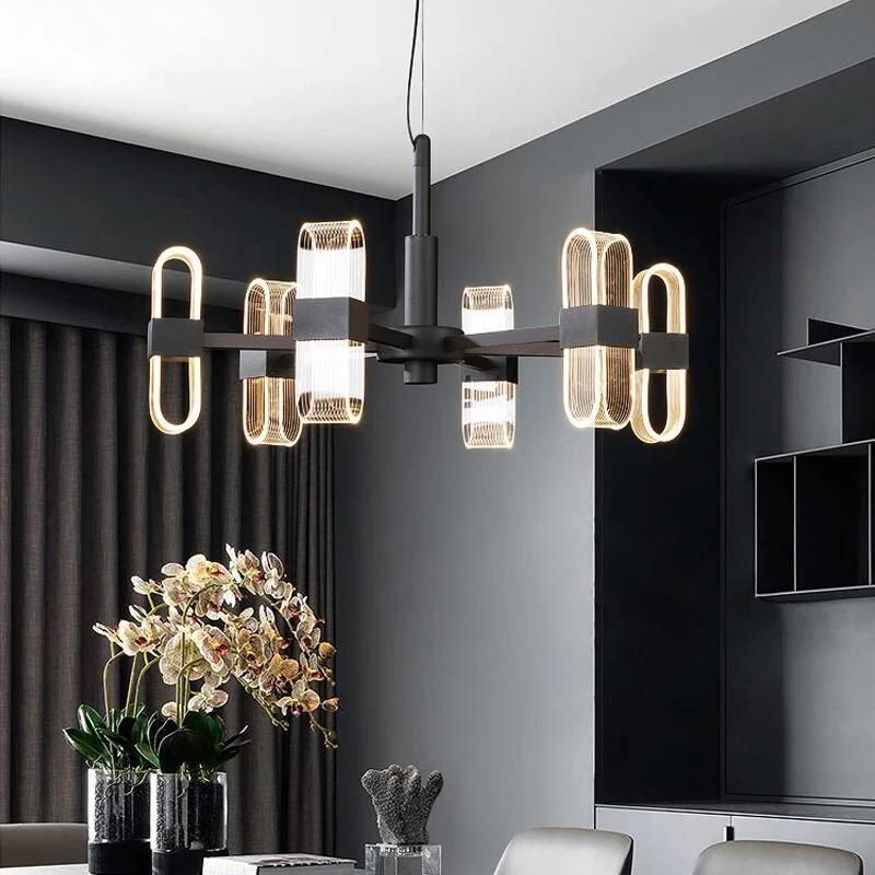 [New Products in 2021] LED Light Guide Creative Designer Chandelier