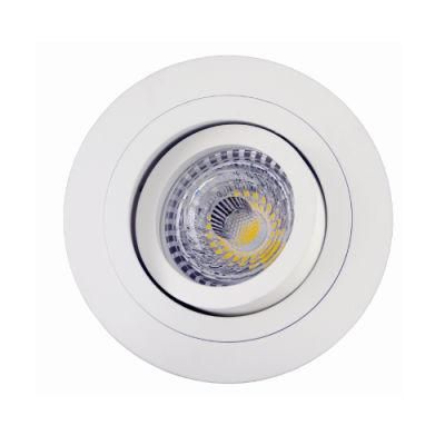 Round White Tilt MR16 GU10 LED Lighting Recessed Spot Light Frame (LT2300)