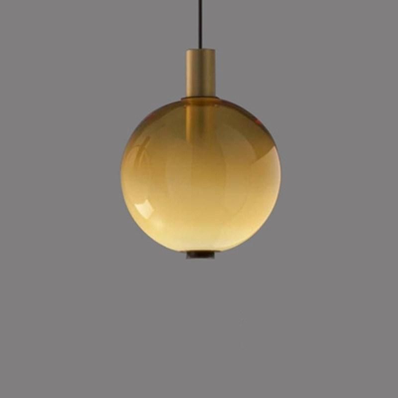 Modern Glass Ball Pendant Lights Creative Designer Luxury Lamp Restaurant Beam Nordic Chandelier (WH-AP-236)