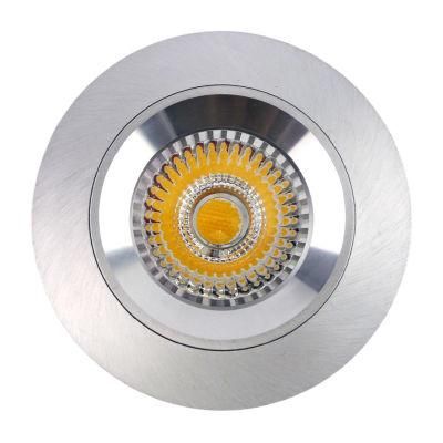 Lathe Aluminum Round Fixed Recessed LED Spot Down Light Fixture Frame Holder (LT2100)