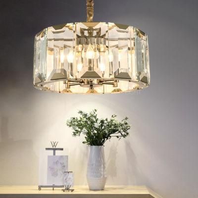 Post Modern Gold Dining Room Living Room Hotel Chandelier with Clear Crystal