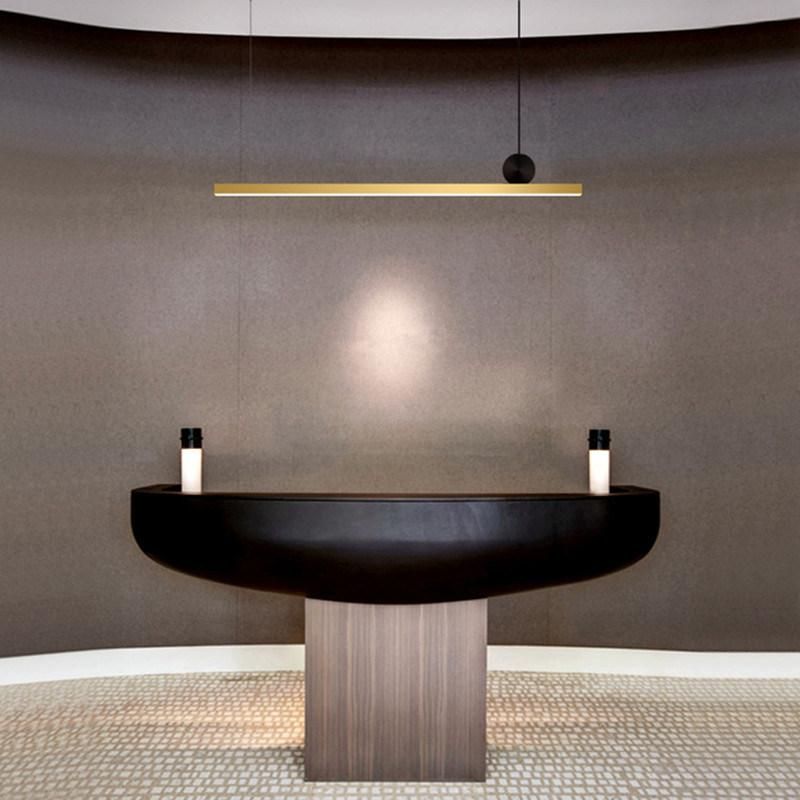 Nordic Long Pendant Light Designer LED Linear Pendant Lights for Lighting Restaurant Suspension Lamp (WH-AP-134)