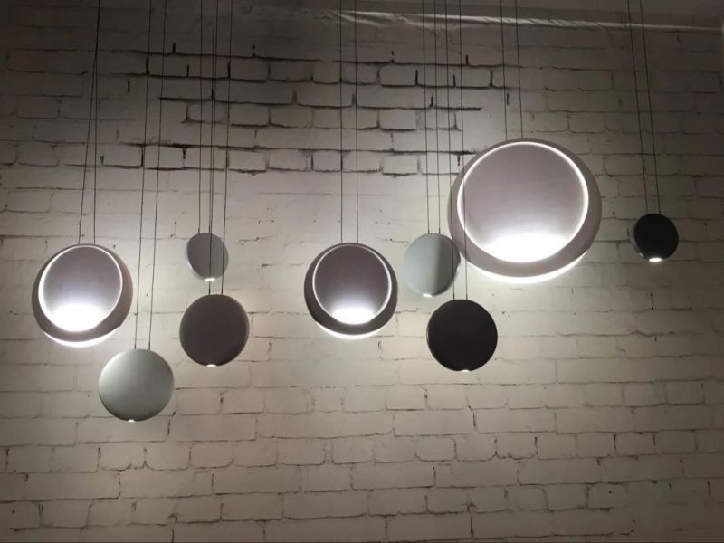 Unique Modern Energy Saving Lighting Round LED Acrylic Pendant Lights