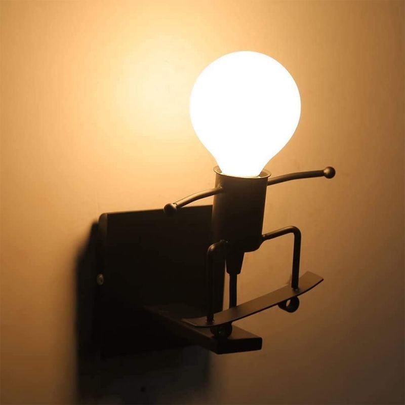 Cartoon Lamp Living Room Bed Room Creative Vintage Iron Simple Teeterboard Style Creative Children′s Wall Lamp (WH-VR-57)