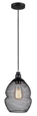 1 Light E27 Black Wire Shade Pendant Lamp (HL-1821-PL)