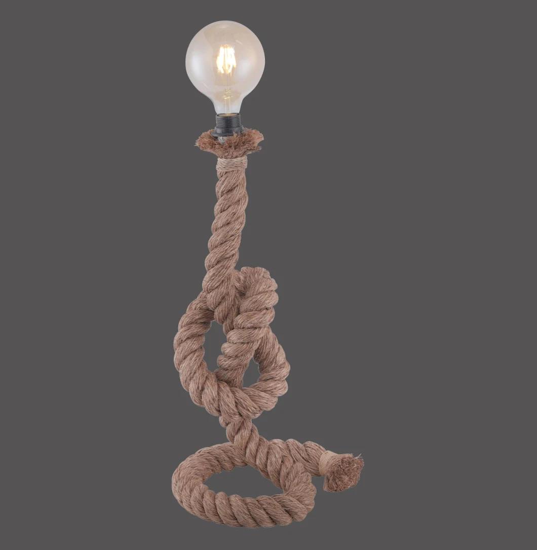 Hemp Rope Indoor Garden coffee Room Pendant Lighting