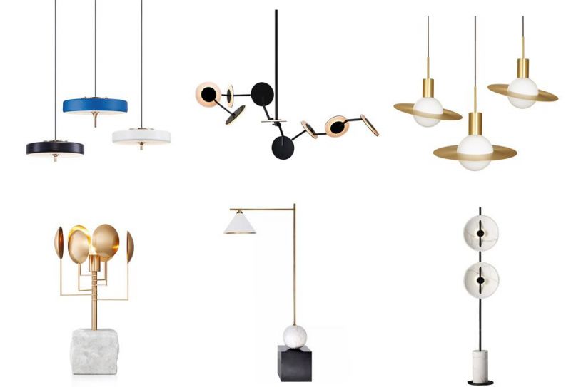 Modern Decorative Living Room Metal Ceiling Light