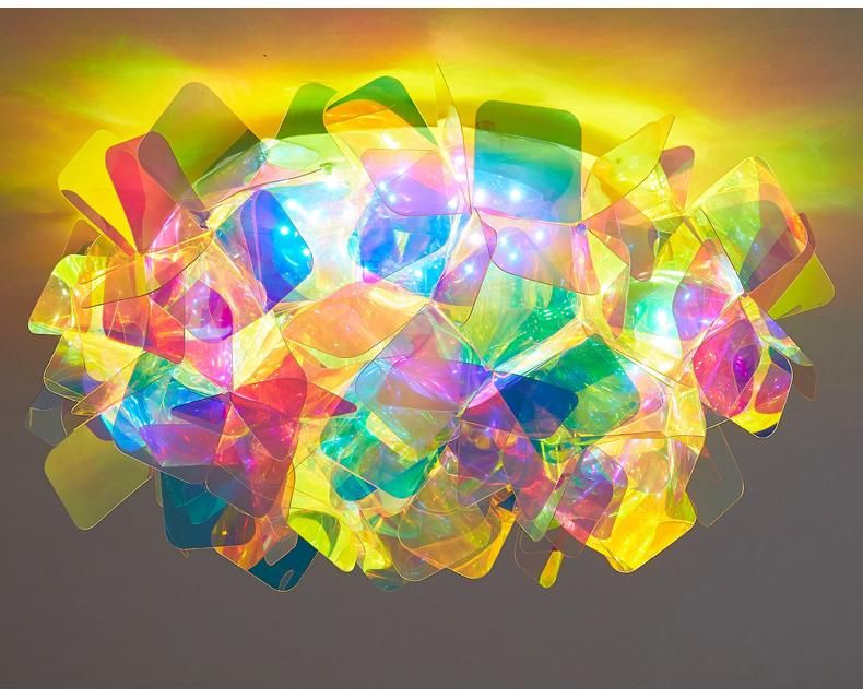 Colorful Artist Flower Wall Lamp Indoor Lamps for Living Room Restaurant Wall Light (WH-OR-193)