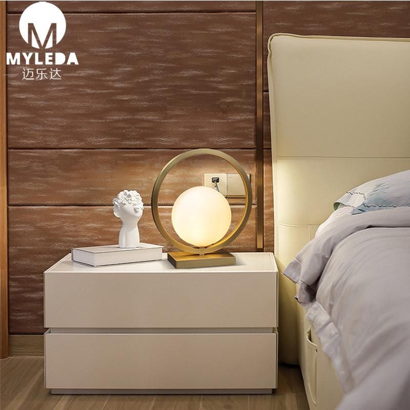 Modern Brass Metal Glass LED Wall Lighting for Bedroom, Living Room,