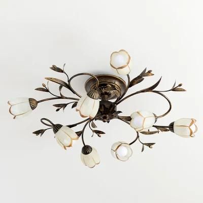 American Ceiling Light Nordic Iron Art Guest Restaurant Light Ceiling Light
