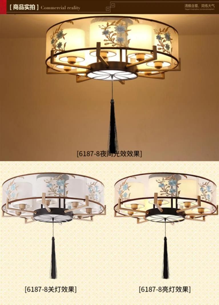 Zhongshan Factory China Style LED Panel Chandelier Pendant Lamp Ceiling Lights for Living Room