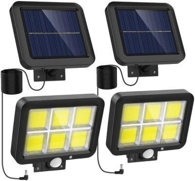 Solar Lights Outdoor Motion Sensor 120 Bright COB LED
