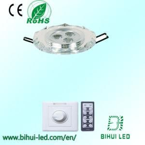 3W/6W/9W/12W Dimmable LED Ceiling Light/LED Down Light with Remote Contrller