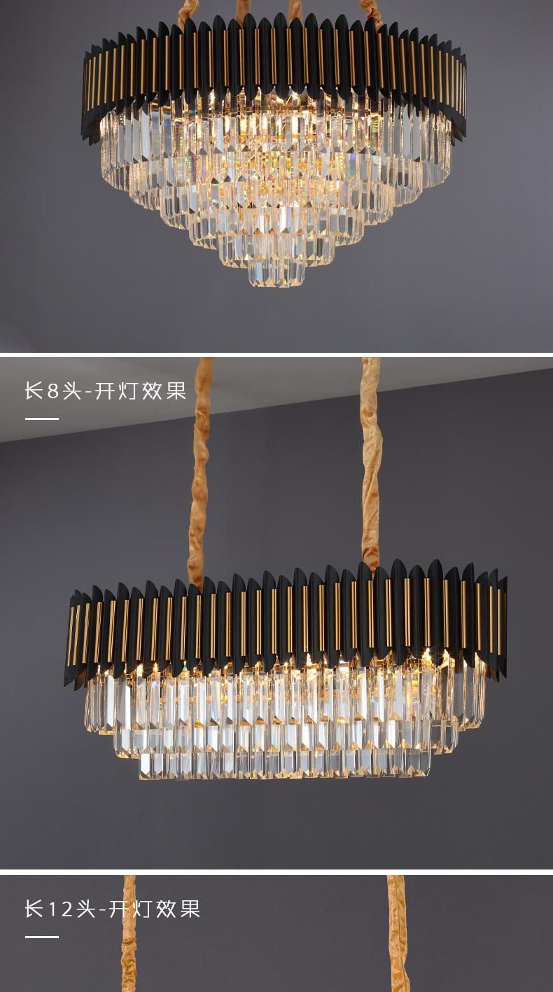 Modern LED Crystal E14 Chandelier Pendant Light for Lighting Decoration Lamp