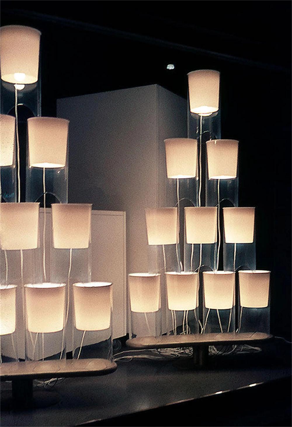 2022 New Postmodern Decor Deddsign Simple Clear Glass Cup Shape Rechargebale Wall Lamp
