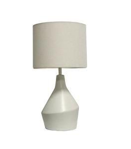 Ceramic Table Lamp with Fabric Shade (WHT-576)