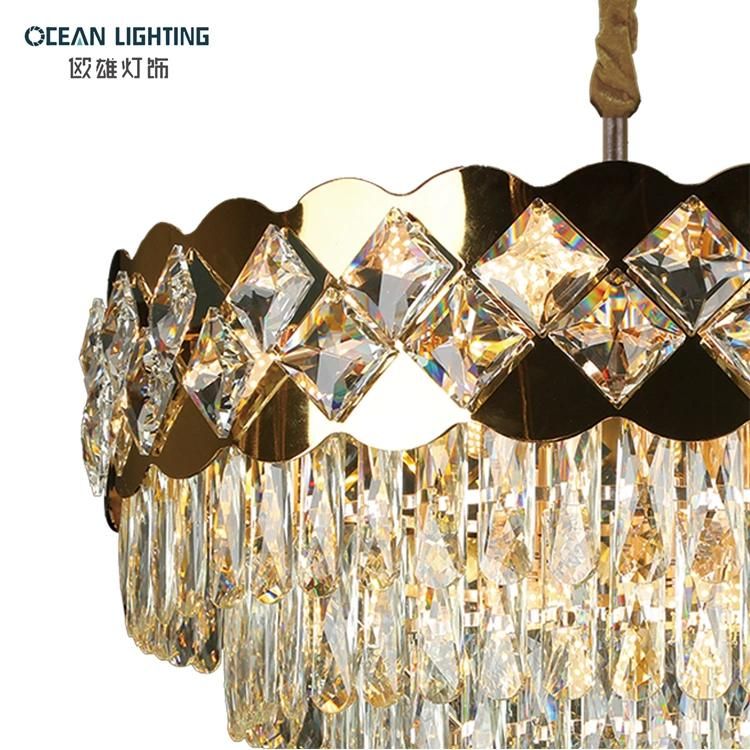 New Luxury Indoor Light Decorative Modern Crystal Chandelier 8821-Dia50