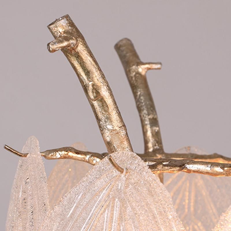 Hotel Project Floor Lamp with Crystal Glass Shade